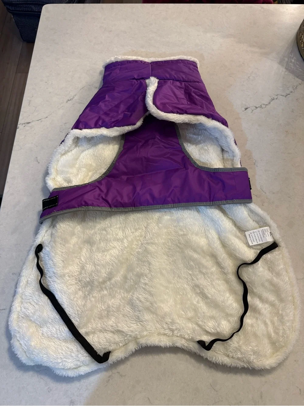 Purple Cozy Winter Dog Coat - Insulated